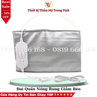 Đai quấn nóng rung, đai giảm béo massage 3 cấp độ