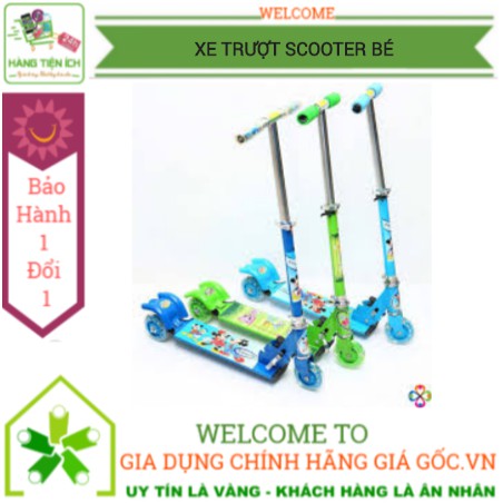 Xe Trượt Scooter bé - món quà ý nghĩa cho bé Xe Trượt Scooter bé - món quà ý nghĩa cho bé