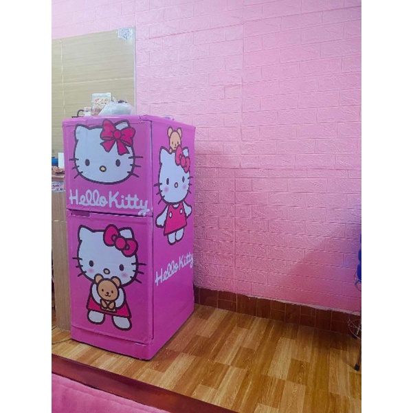 🌻DECAL DÁN TỦ LẠNH THEO YÊU CẦU 🎀KITTY HOUSE