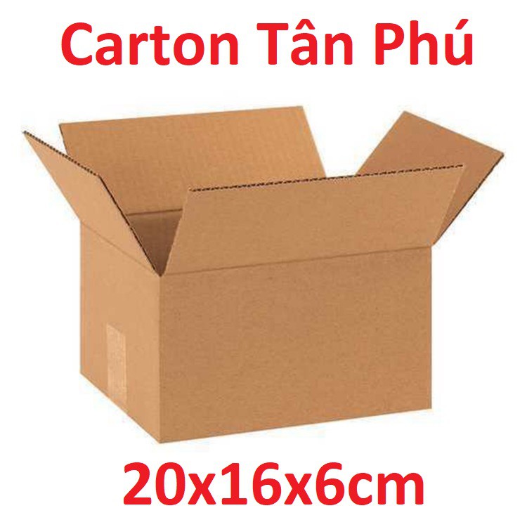 20x16x6 - bộ 10 hộp Carton đóng hàng tiện lợi