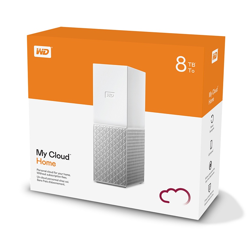 Ổ cứng gắn ngoài 8TB 3.5 inch Western Digital My Cloud Home - Nhiều ứng dụng tiện ích