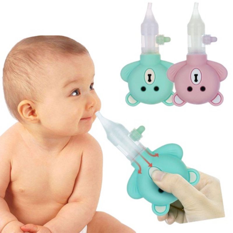 [Cứu tinh của mẹ]=Dụng cụ hút mũi silicon mềm cho bé kèm [nhíp dỉ mũi ]