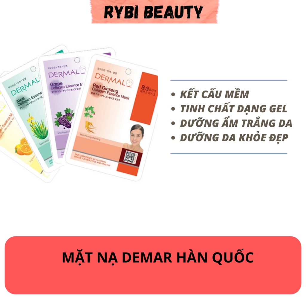 MẶT NẠ DƯỠNG DA DERMAL HÀN QUỐC