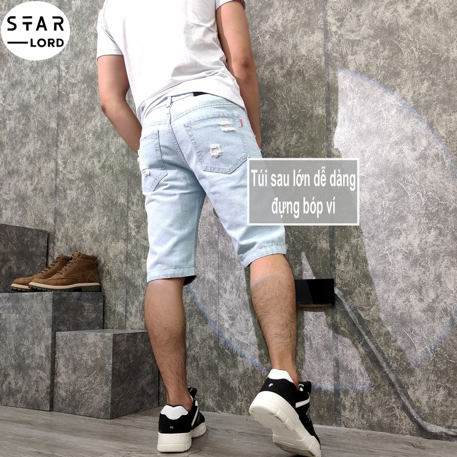 Quần short nam vải jean dày đẹp chuẩn form dáng SL32 StarLord
