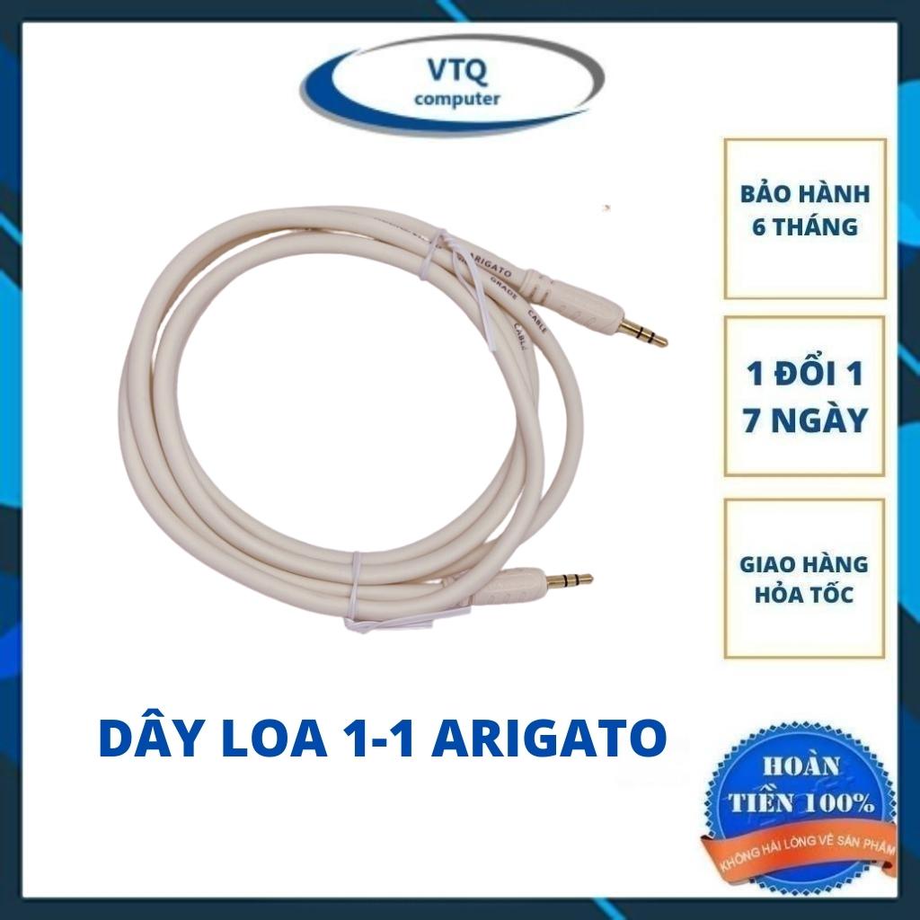 Dây loa 1 ra 1 1.5m, 3m, 5m, 10m trắng ARIGATO cao cấp,hàng chính hãng