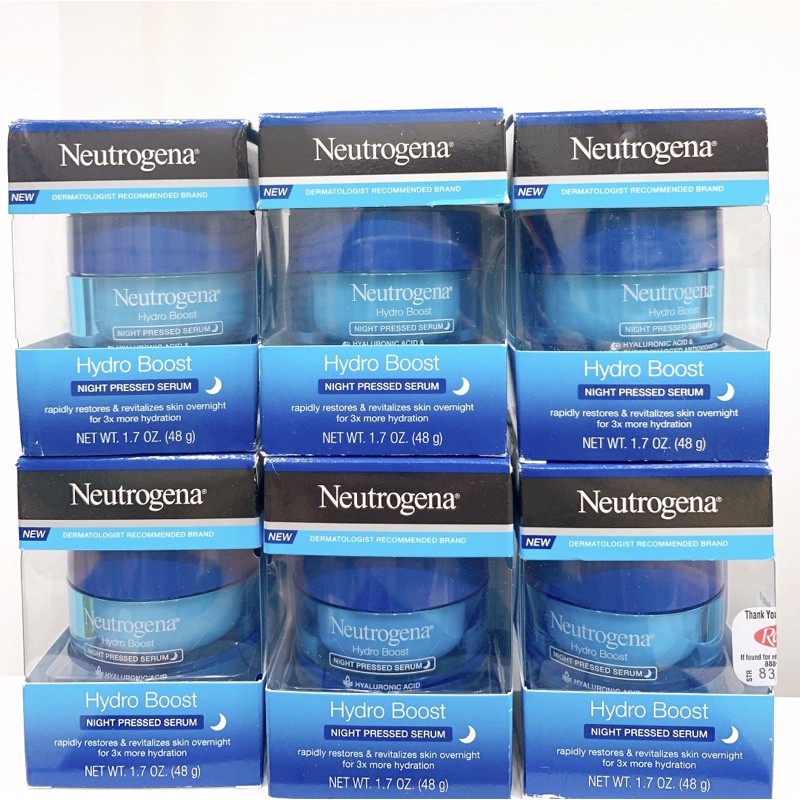 Serum Dưỡng Da Ban Đêm Neutrogena Hydro Boost Night Pressed Serum 48g