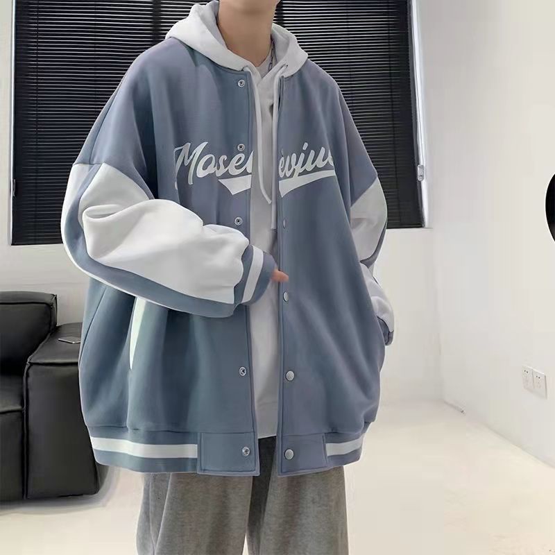 Áo Khoác Nam Bóng Chày Phong Cách Hong Kong Thời Trang Mùa Thu Mới Cho NamTTE315