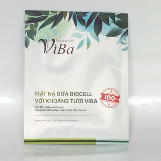 Mặt nạ dưỡng da cấp ẩm dừa lên men thông minh Biocell- Viba