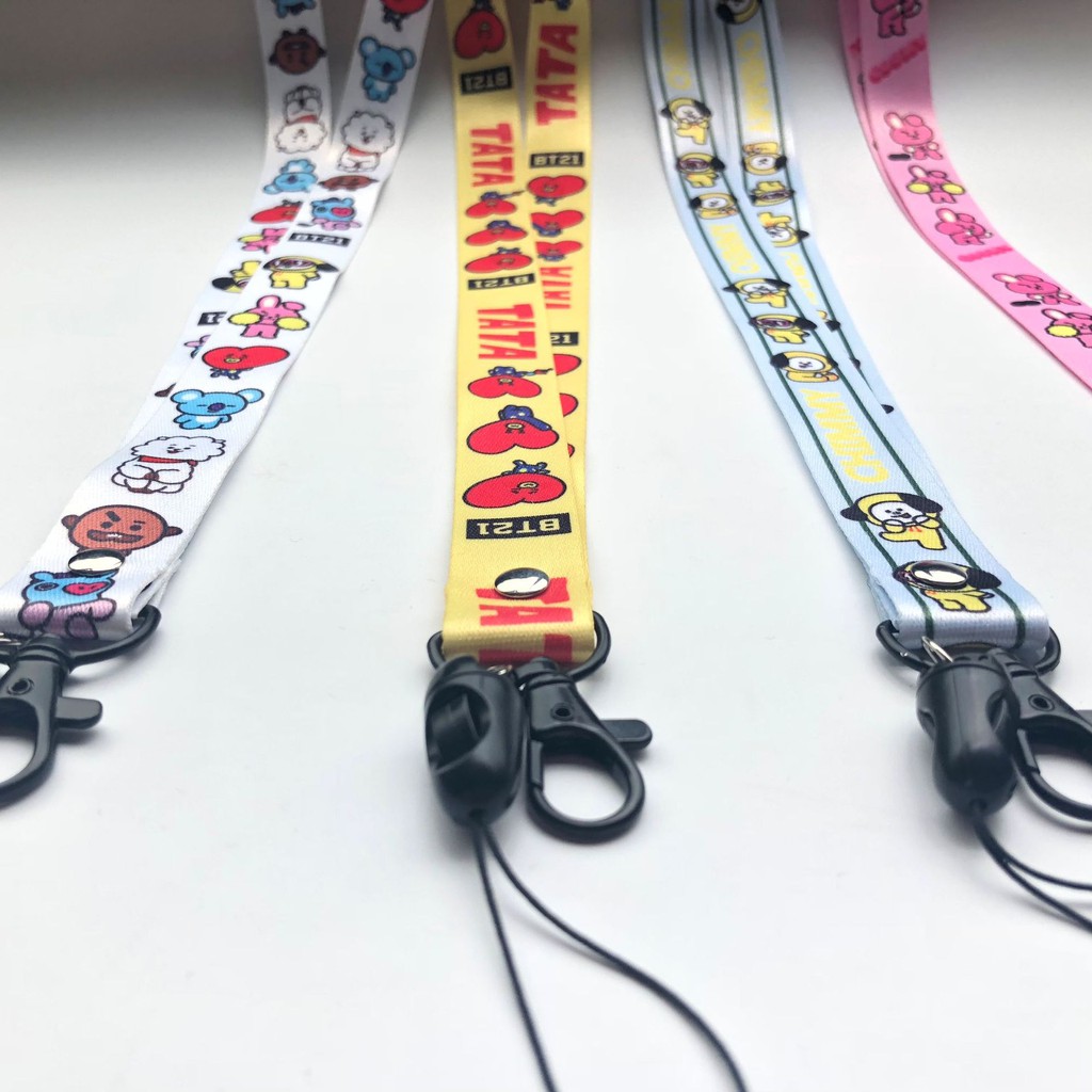 Dây đeo in tên các thành viên nhóm BTS chất lượng cao