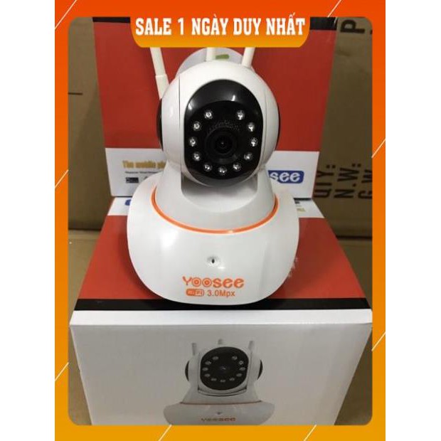 Camera ip Yoosee 3 râu 3.0 HD 2K - Kèm thẻ 32Gb | BigBuy360 - bigbuy360.vn