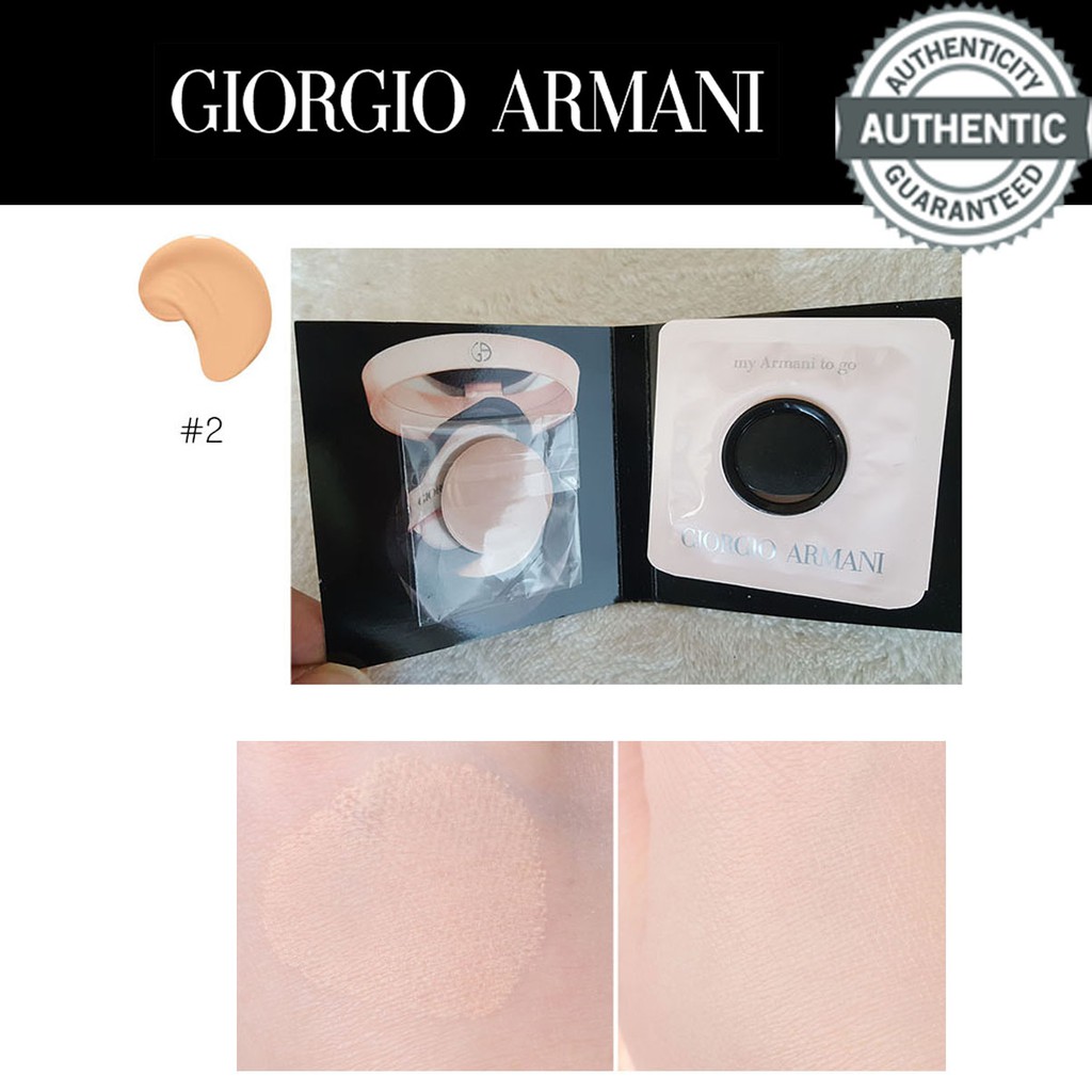 Phấn Nước Giorgio Armani TO GO ESSENCE-IN-FOUNDATION TONE-UP CUSHION 15g(3gx5 miếng)