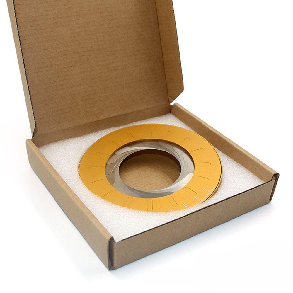 Thước Đo Vòng Nhẫn Kiêm La Bàn Bền Bỉ Có Thể Điều Chỉnh Dùng Trong Làm Mộc