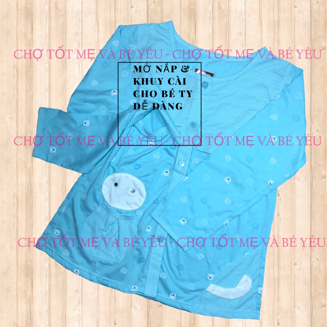[CHẤT ĐẸP][ẢNH THẬT] BỘ SAU SINH CÓ NẮP CHO BÉ BÚ/ BỘ BẦU