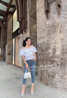 QUẦN JEANS LỠ ngang bắp chân -