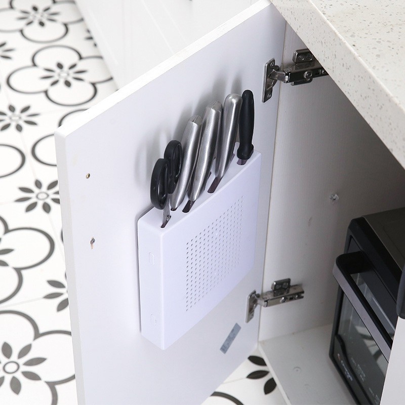Kệ nhựa đựng dao dán tường 20x4x21cm - BX1767