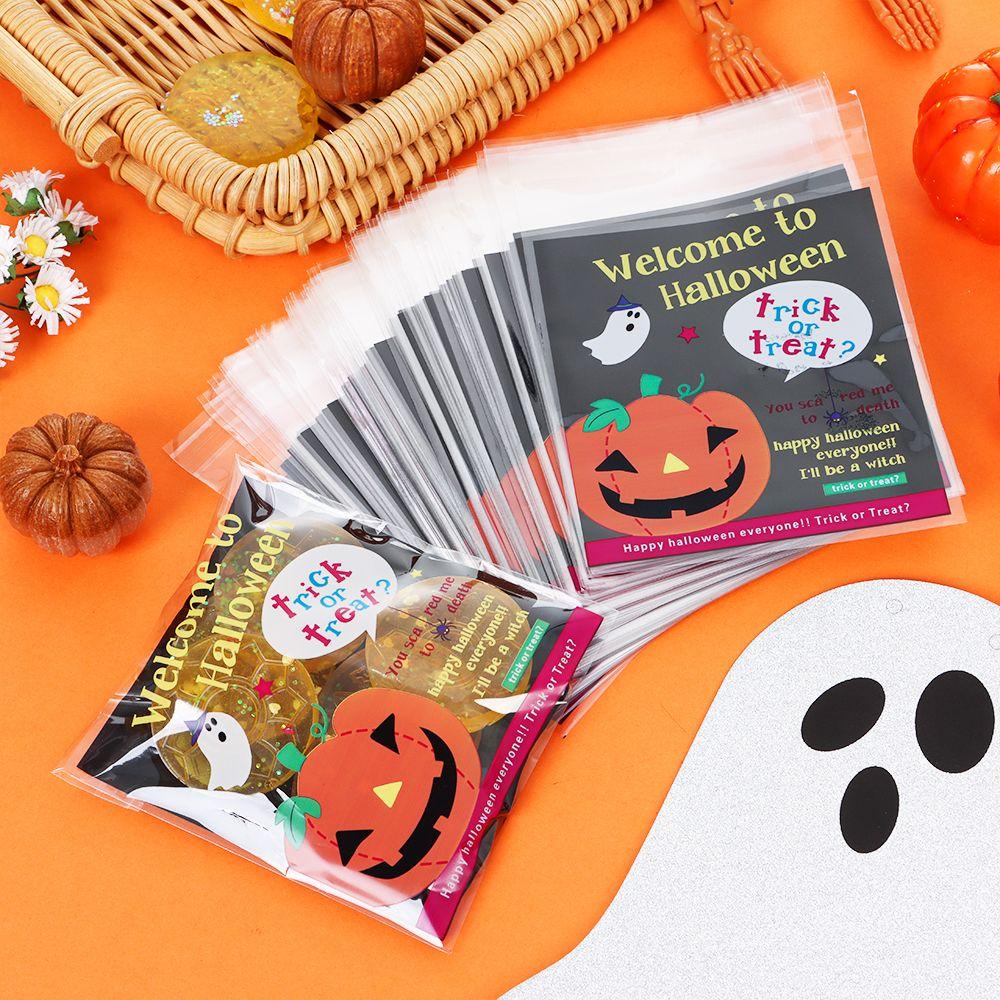 Bộ 100 Túi Nhựa Đựng Kẹo Nhiều Kiểu Tự Dính