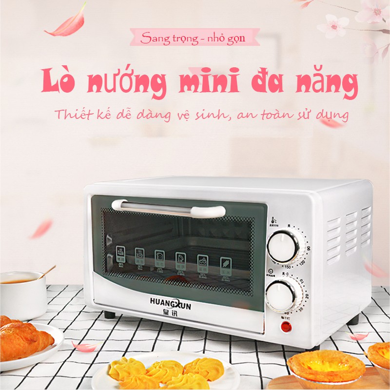 Lò nướng Lò vi sóng Bếp nướng mini SOAR nướng bánh nướng thịt đa năng tiện lợi dung tích 12 lít VTM