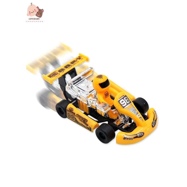 Xe đua đồ chơi kéo lưng cho bé