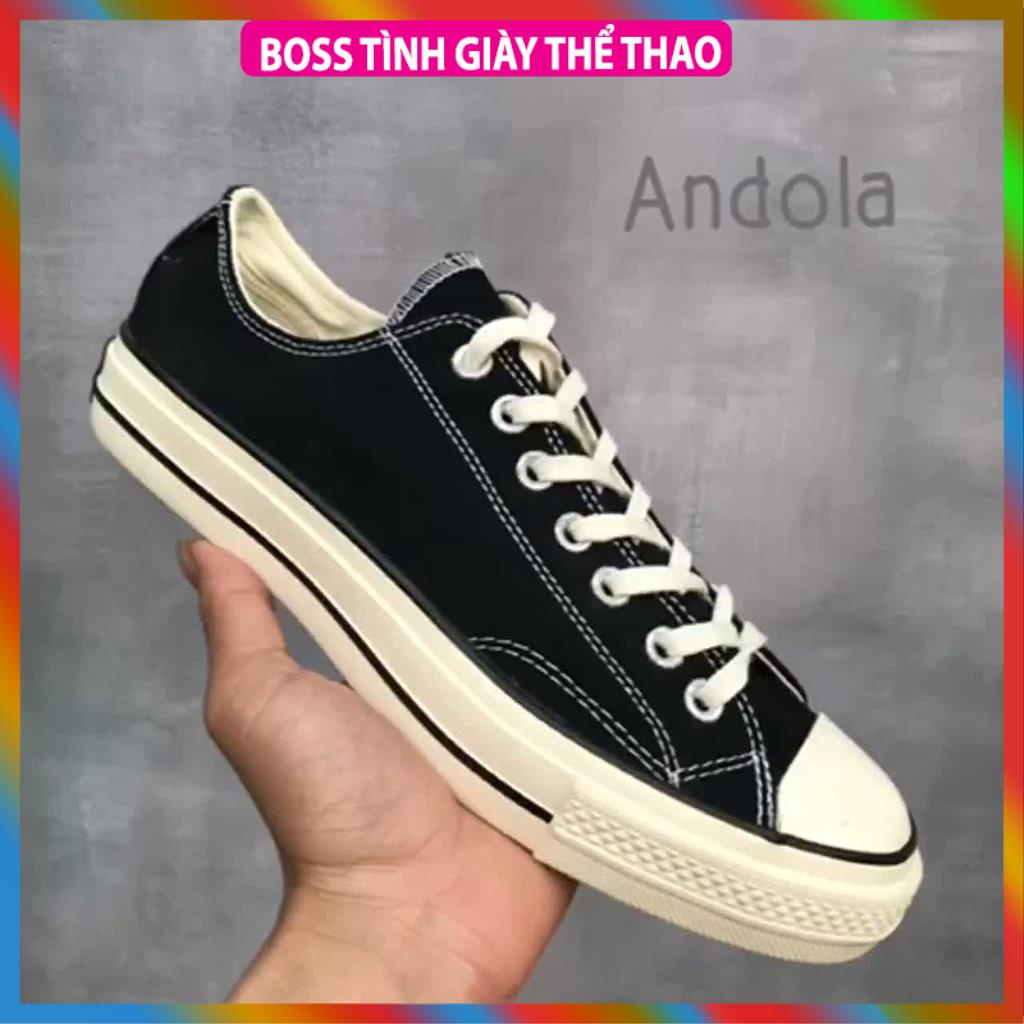 [FREESHIP Rẻ Vô Địch] [ Full Box Bill ] Giày Thể Thao CV Đen Nam Nữ