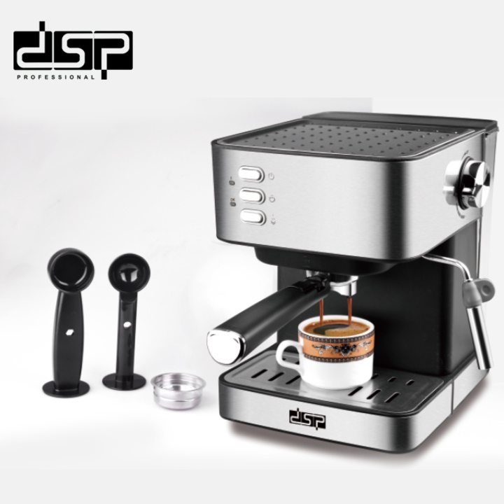 Máy Pha Cà Phê Espresso, Tự Động Tạo Bọt Sữa DSP KA3028  - Hàng Chính Hãng Bảo Hành 12 Tháng