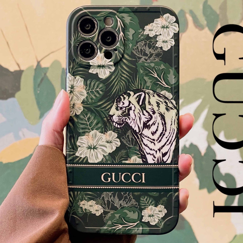 Ốp Điện Thoại Hình Hoa / Hổ Thời Trang Cho iPhone 14 13pro max 12pro 11promax