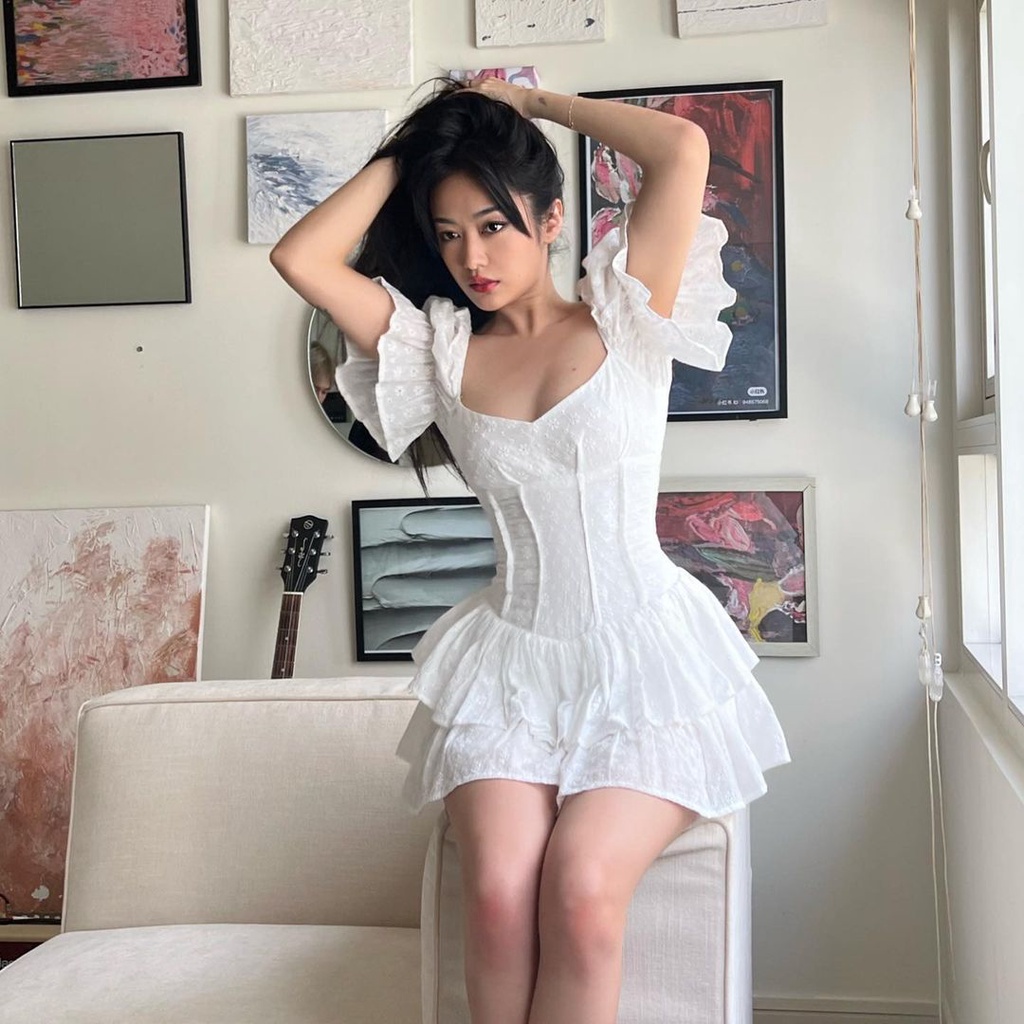 ONONMADE Jumpsuit thêu hoa Angelic Mini Dress | BigBuy360 - bigbuy360.vn