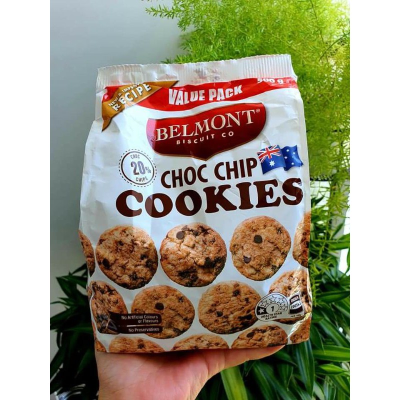 Bánh cookies choco Chip Belmont - hàng xách tay Úc