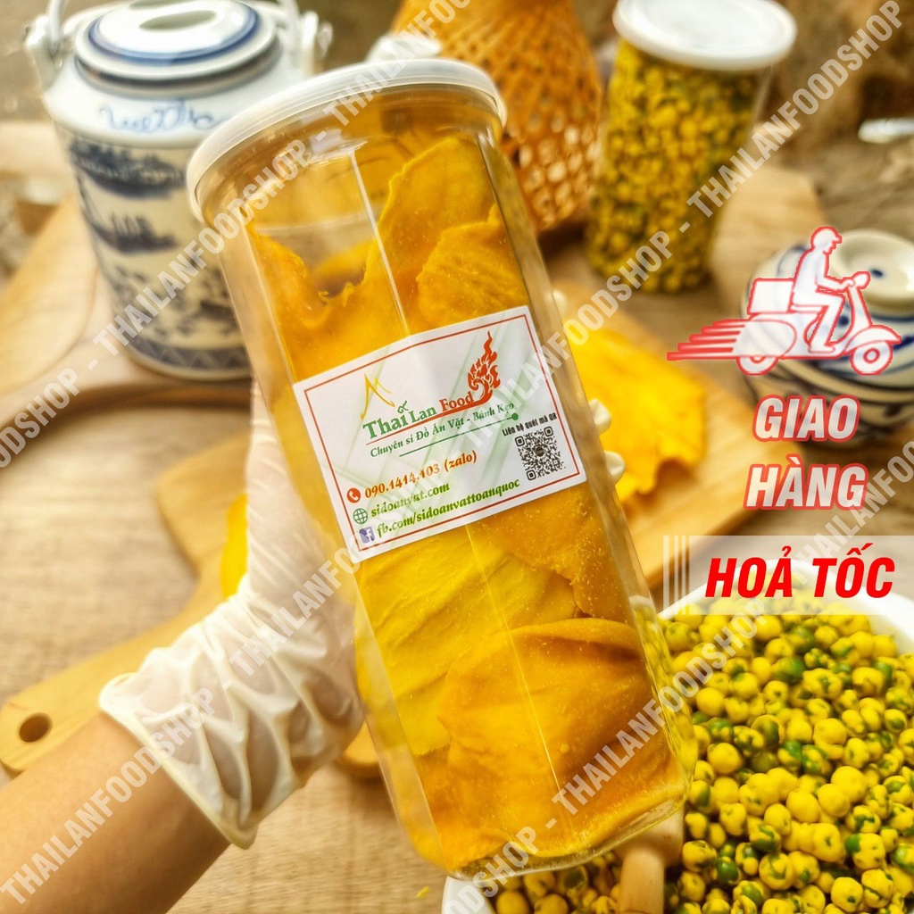 Xoài Sấy Dẻo Lon 500gr