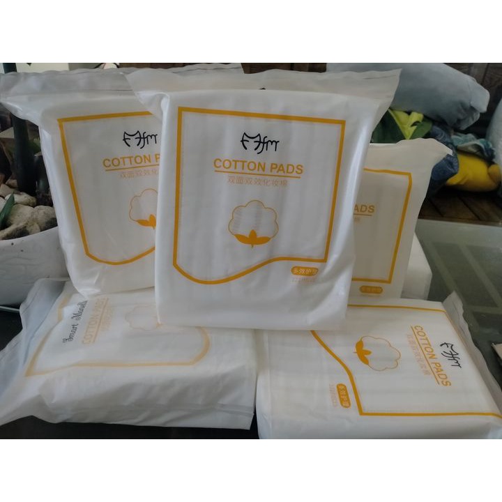 Bông tẩy trang 3 lớp 222 miếng Natural Cotton Pad - Siêu dày, siêu mềm mịn-CHÍNH HÃNG 100%