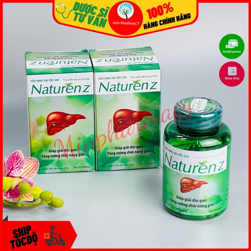 Viên Uống Giải độc Gan NATURENZ DHG Pharma hộp 100 viên - Minpharmacy