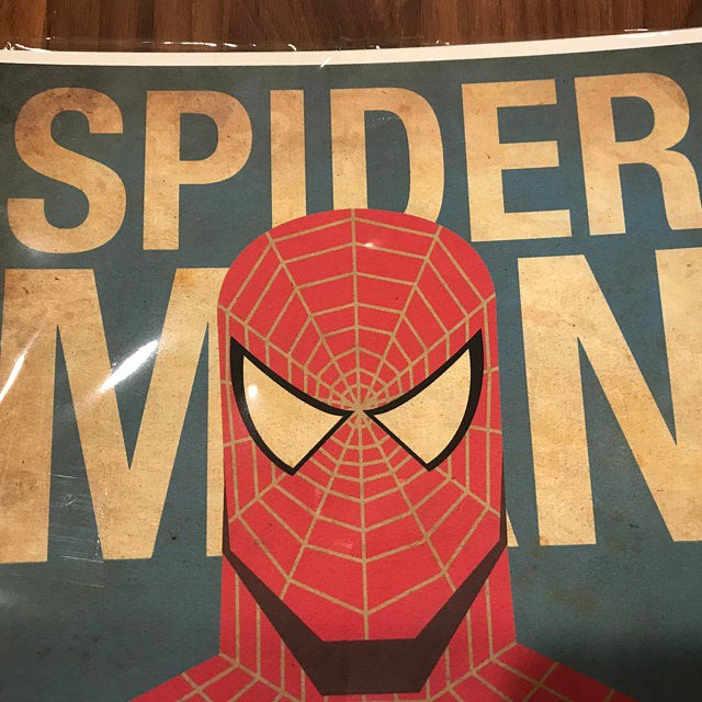 Set 6 Poster Marvel &amp; DC Comic Cao Cấp - Nhiều Kích Thước - Có Keo Dán