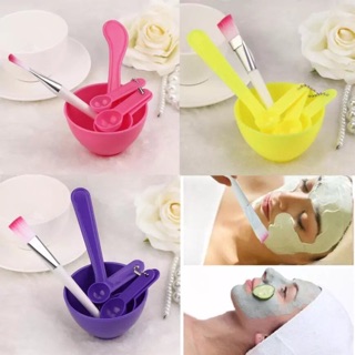 ( Sỉ ) Bộ chén cọ quét mặt nạ
