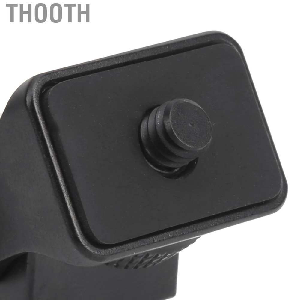 Thooth Multi‑function Aluminium Alloy Ballhead Microphone Monitor Stand Bracket Support Black