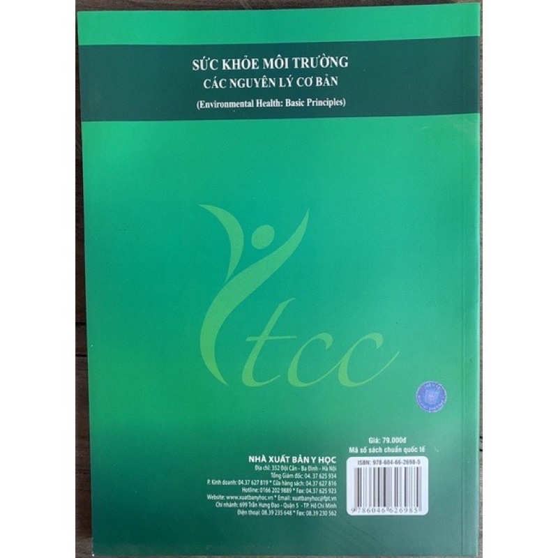 Sách - Sức khoẻ môi trường các nguyên lý cơ bản