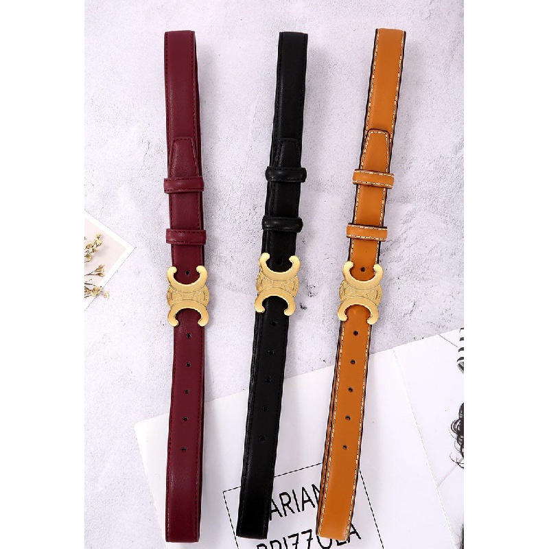 Thắt Lưng Da Đơn Giản Dễ Phối Đồ Thời Trang Cho Nữ