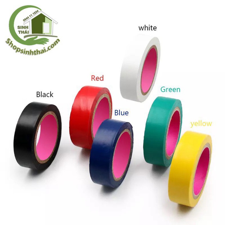 Cuộn băng keo simili 3F6 màu xanh lá, vàng, đỏ, xanh dương - chọn màu