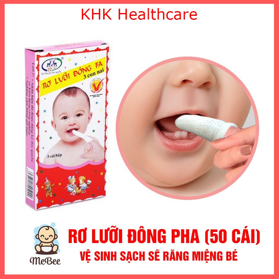 Combo 10 hộp rơ lưỡi Đông Pha (50 chiếc) hàng chuẩn y tế