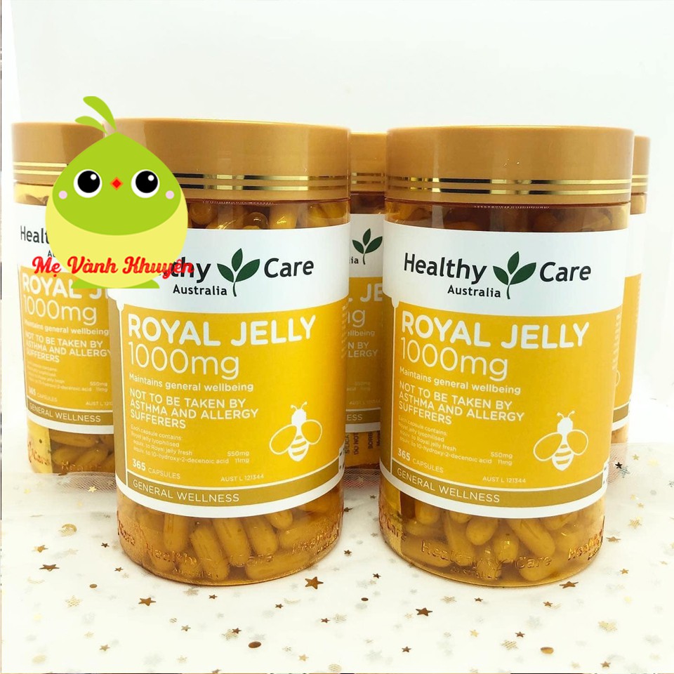 Sữa Ong Chúa Healthy Care Royal Jelly 1000mg, Úc (365v) | BigBuy360 - bigbuy360.vn