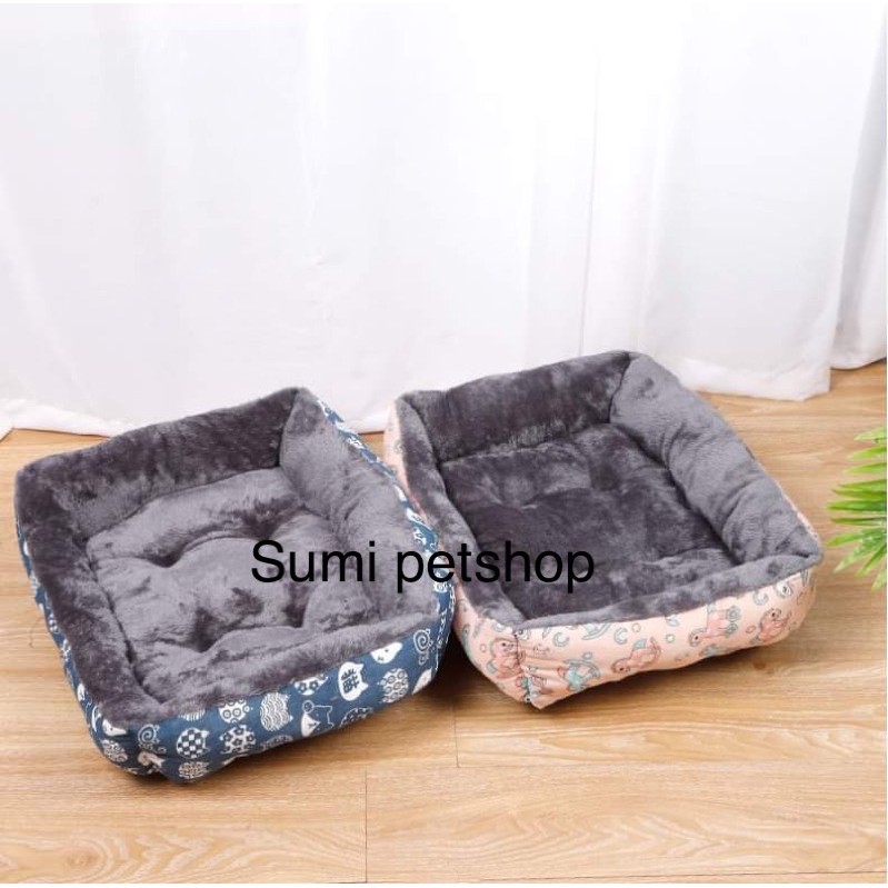 Nệm vuông cho chó mèo size S M L Xl