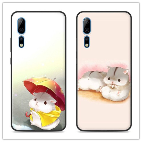 Casing TPU Xiaomi Redmi Note 10 Pro 9S 8T 9 8 7 6 5 Pro 5A Prime 4X 4 lovely Strawberry hamster umbrella Anti-fall protection mobile phone case