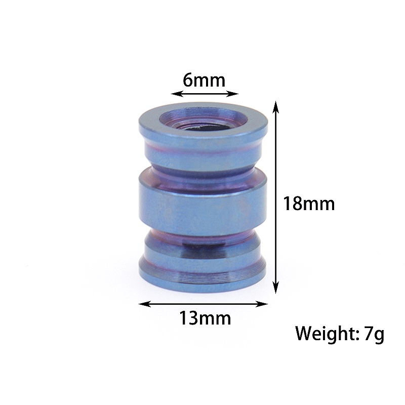 Cnedc 3 màu mặt dây chuyền hạt paracord hợp kim titan