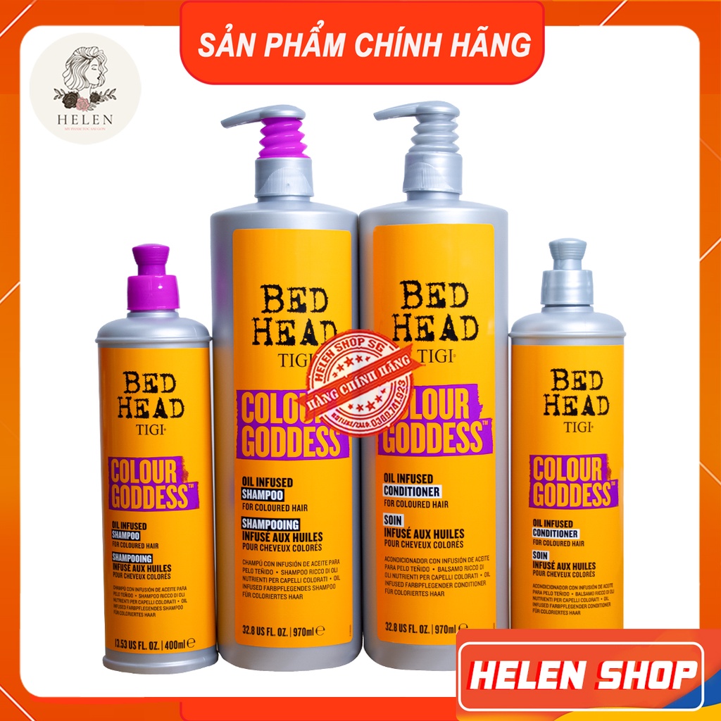 TIGI Dầu Gội Xả TIGI 750-970ml  Freeship  Phục Hồi Tóc Hư Tổn, Chăm Sóc Tóc Nhuộm | Dầu Gội Xả TIGI Bed Head