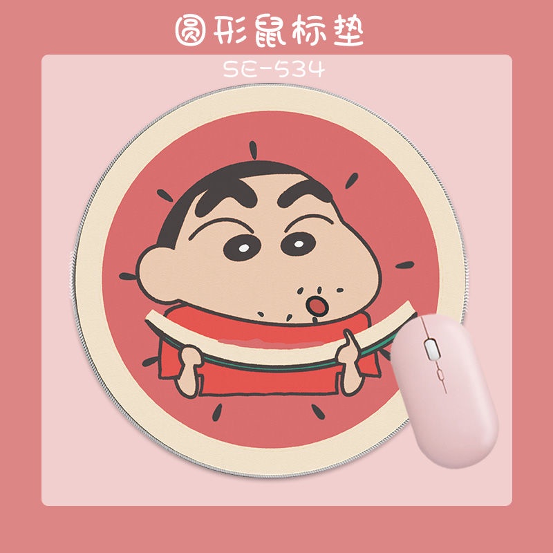 Tấm Lót Chuột Chống Trượt In Hình Cậu Bé Bút Chì Shin-Chan Dễ Thương Tiện Dụng Cho Văn Phòng