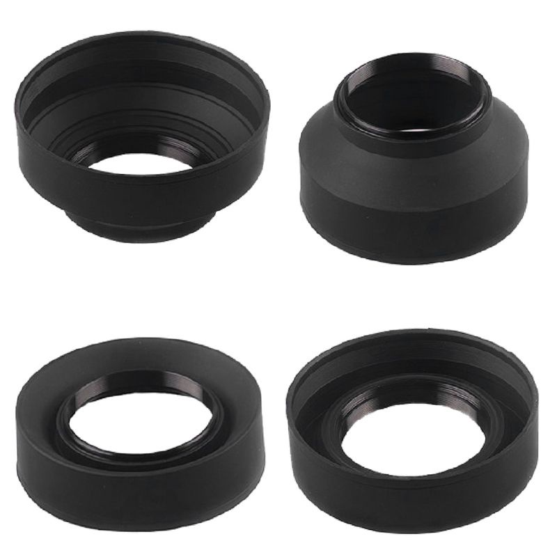 Loa Che Nắng Chống Phản Quang Bằng Cao Su Kích Thước 77mm Cho Ống Kính Máy Ảnh