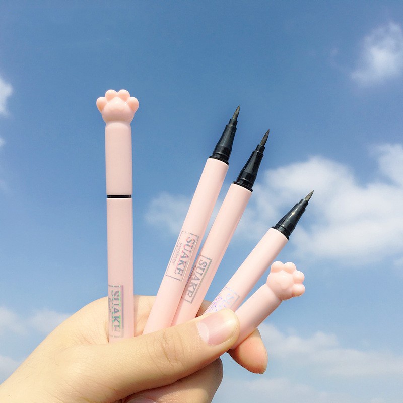 [Hàng mới về] Bút Kẻ Mắt SUAKE Dạng Lỏng Nhanh Khô Lâu Trôi Chống Thấm Nước Thiết Kế Hình Chân Mèo Dễ Thương