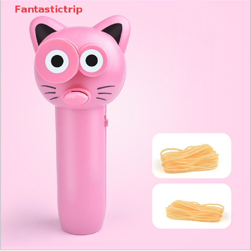 [Fantastictrip] Cánh Quạt Đồ Chơi Dây Kéo Hình Mèo Dễ Thương Điều Khiển Bay Mới