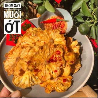 Thơm sấy muối ót đà lạt 500g ngon lạ hàng loại 1 xuất khẩu , đặc sản đà lạt