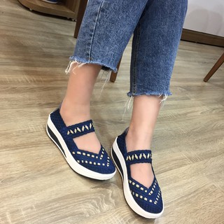 (GIÁ TỐT) Giày Nữ Đế Xuồng Ngoại Cỡ Big Size 40 41 Supdura Thái Lan chuyên dụng đi bộ