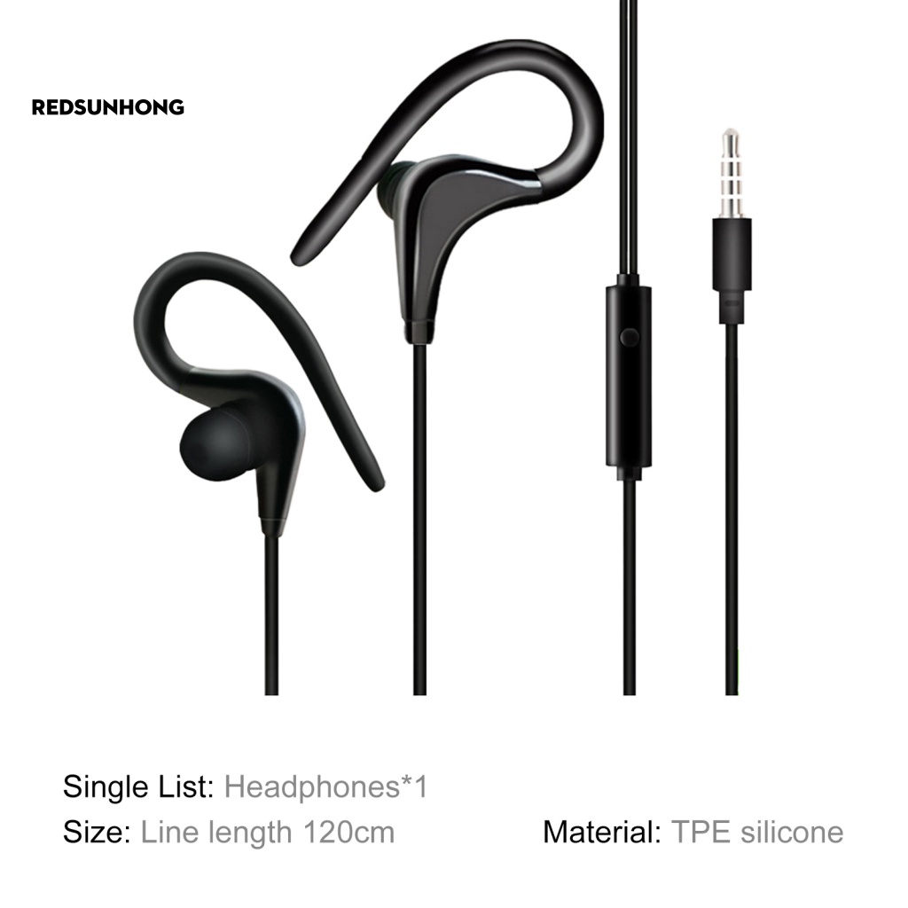Tai Nghe Thể Thao Nhét Tai Có Dây 3.5mm Chống Thấm Nước