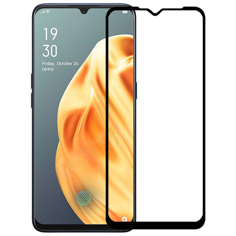 KÍNH CƯỜNG LỰC OPPO Reno 3/ A91/ Reno 3 Pro full màn 9D cao cấp, siêu cứng, siêu mượt, tặng kèm giấy lau màn hình